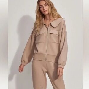 Lisburn Zip-Through Sweat Varley  Double Soft Fabric Size M